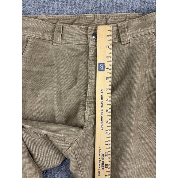 ExOfficio Pants Mens 32x32 Tan Corduroy Stretch Travel Chino Hidden Zip Pocket - Picture 5 of 9